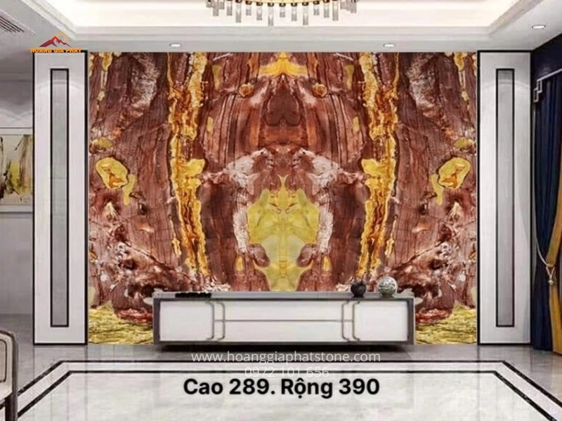 Đá Xuyên Sáng Onyx Onice Golden